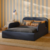 M31296PVET,Babyletto Kids,Nara Full Bed in Performance Navy Eco-Twill