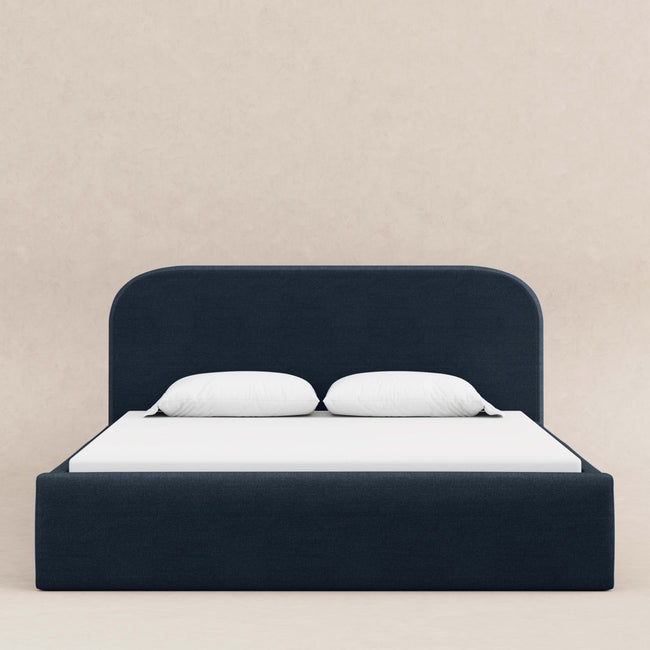 M31296PVET,Babyletto Kids,Nara Full Bed in Performance Navy Eco-Twill