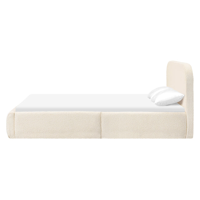 M31296PWB,Babyletto Kids,Nara Full Bed in Performance Ivory Boucle