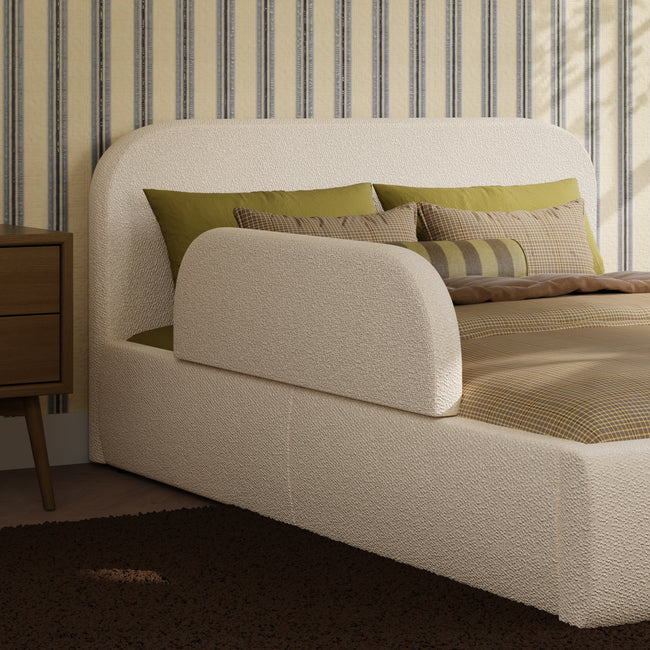 M31296PWB,Babyletto Kids,Nara Full Bed in Performance Ivory Boucle