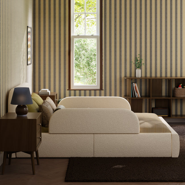 M31296PWB,Babyletto Kids,Nara Full Bed in Performance Ivory Boucle