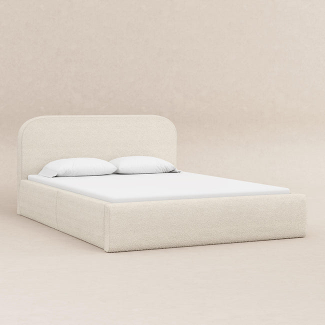 M31296PWB,Babyletto Kids,Nara Full Bed in Performance Ivory Boucle