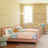 M31369PRSBRY,Babyletto Kids,Rizo Twin Bed in Performance Rose Boucle w/Raspberry Piping