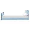 M31369PSBBY,Babyletto Kids,Rizo Twin Bed in Performance Sky Boucle w/Blueberry Piping