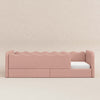 M31376PRSB,Babyletto Kids,Rizo Montessori-Inspired Twin Bed in Performance Rose Boucle