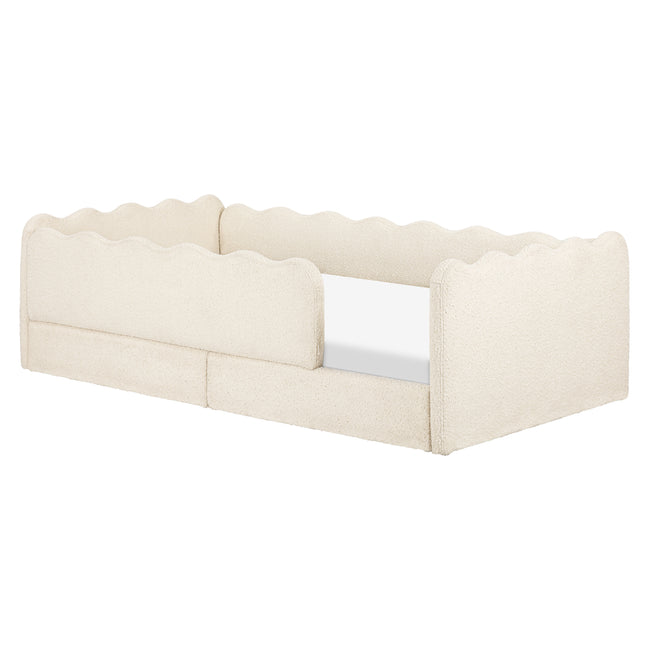 M31376PWB,Babyletto Kids,Rizo Montessori-Inspired Twin Bed in Performance Ivory Boucle