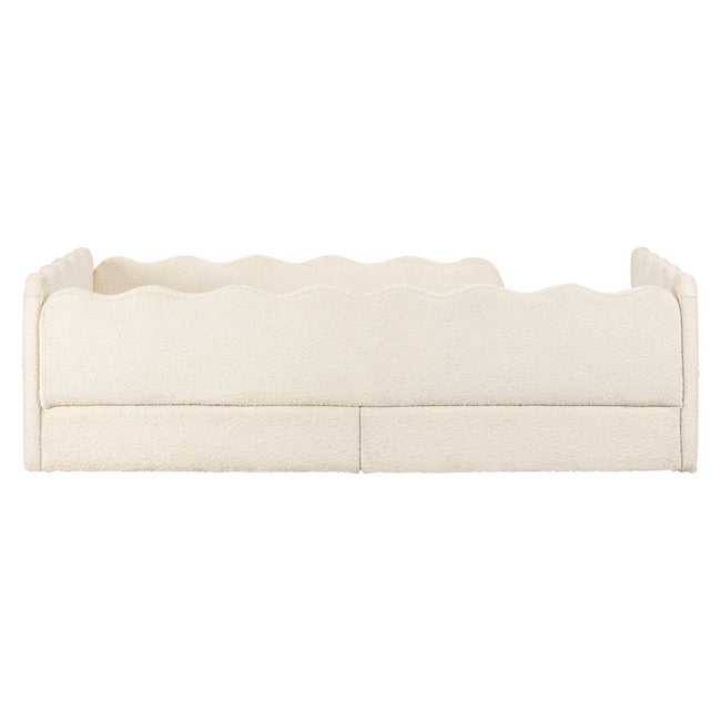M31376PWB,Babyletto Kids,Rizo Montessori-Inspired Twin Bed in Performance Ivory Boucle