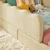 M31376PWB,Babyletto Kids,Rizo Montessori-Inspired Twin Bed in Performance Ivory Boucle