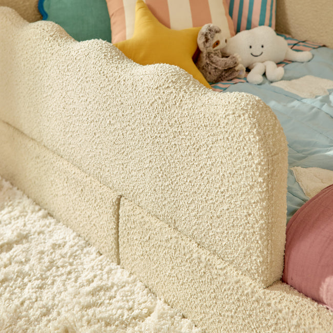 M31376PWB,Babyletto Kids,Rizo Montessori-Inspired Twin Bed in Performance Ivory Boucle