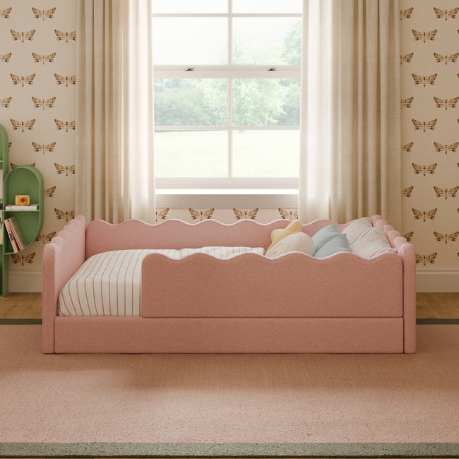 M31389PRSB,Babyletto Kids,Rizo Montessori-Inspired Full Bed in Performance Rose Boucle