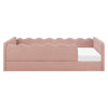 M31389PRSB,Babyletto Kids,Rizo Montessori-Inspired Full Bed in Performance Rose Boucle
