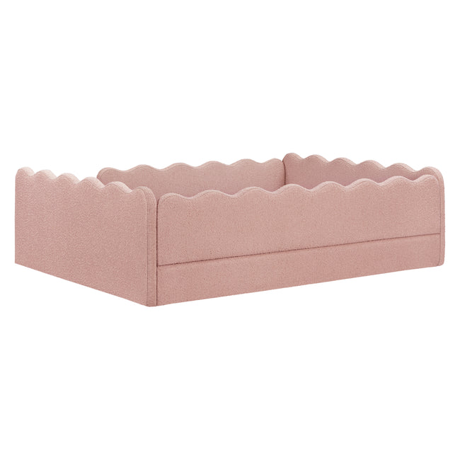 M31389PRSB,Babyletto Kids,Rizo Montessori-Inspired Full Bed in Performance Rose Boucle