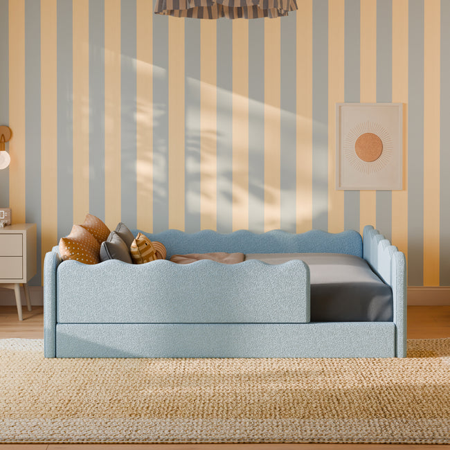 M31389PSB,Babyletto Kids,Rizo Montessori-Inspired Full Bed in Performance Sky Boucle
