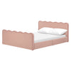 M31396PRSBRY,Babyletto Kids,Rizo Full Bed in Performance Rose Boucle w/Raspberry Piping