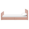 M31396PRSBRY,Babyletto Kids,Rizo Full Bed in Performance Rose Boucle w/Raspberry Piping