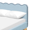 M31396PSBBY,Babyletto Kids,Rizo Full Bed in Performance Sky Boucle w/Blueberry Piping