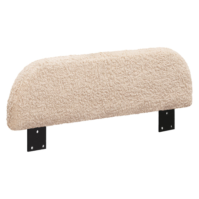 M31399CSG,Babyletto Kids,Upholstered Twin/Full Bed Guardrail in Chai Shearling