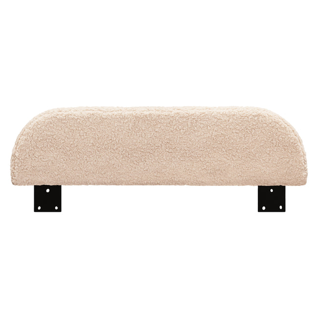 M31399CSG,Babyletto Kids,Upholstered Twin/Full Bed Guardrail in Chai Shearling