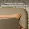 M31399PBEW,Babyletto Kids,Upholstered Twin/Full Bed Guardrail in Performance Beach Eco-Weave