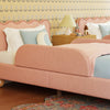 M31399PRSB,Babyletto Kids,Upholstered Twin/Full Bed Guardrail in Performance Rose Boucle