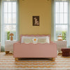 M31399PRSB,Babyletto Kids,Upholstered Twin/Full Bed Guardrail in Performance Rose Boucle