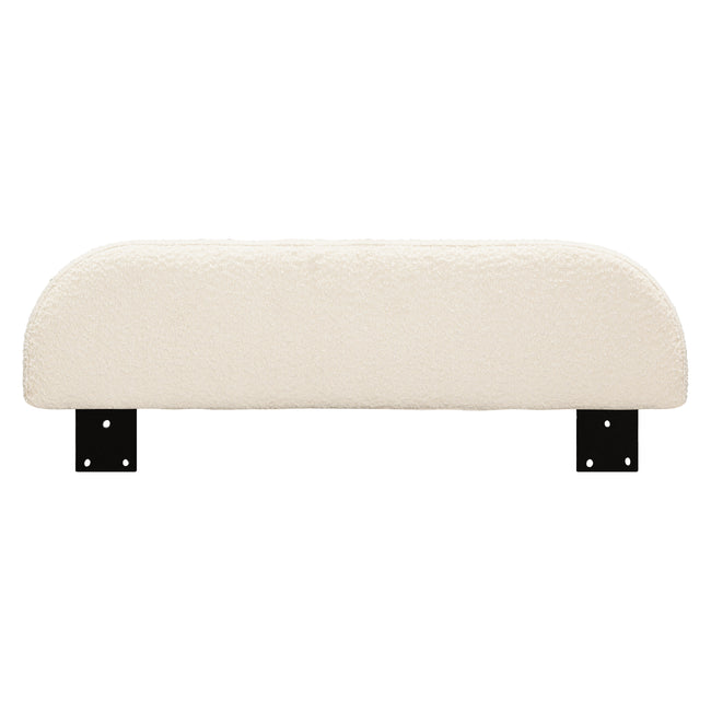 M31399PWB,Babyletto Kids,Upholstered Twin/Full Bed Guardrail in Performance Ivory Boucle