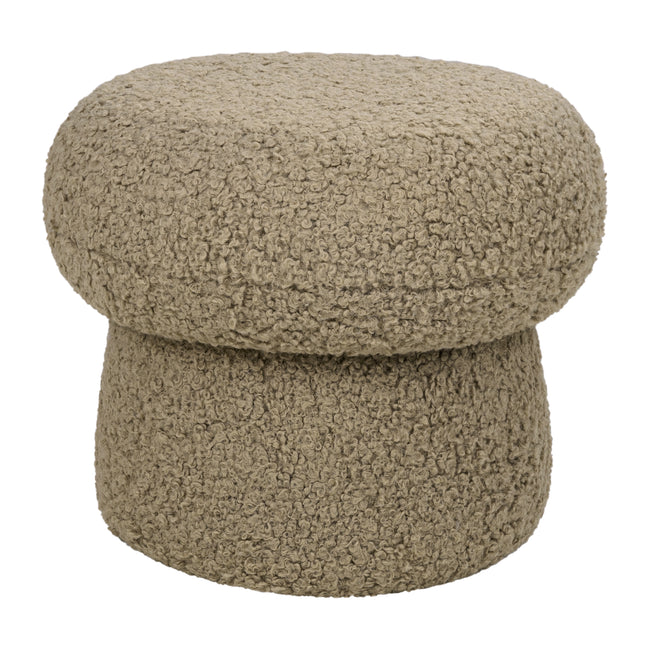 M31585LT,Babyletto Kids,Mini Mushroom Pouf in Latte Teddy Loop