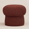 M31585RT,Babyletto Kids,Mini Mushroom Pouf in Rouge Teddy Loop