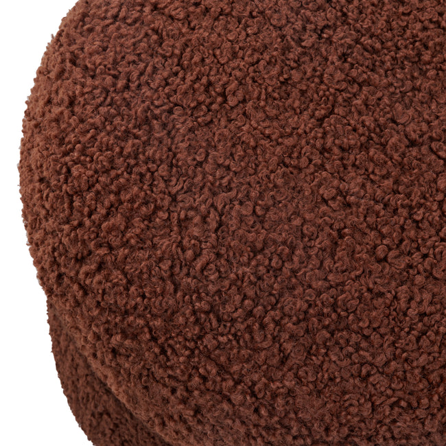 M31585RT,Babyletto Kids,Mini Mushroom Pouf in Rouge Teddy Loop