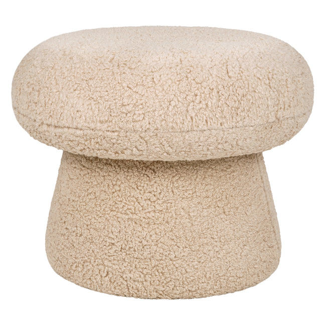 M31685CSG,Babyletto Kids,Mushroom Pouf in Chai Shearling
