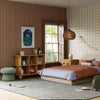 M31685ST,Babyletto Kids,Mushroom Pouf in Sage Teddy Loop