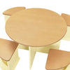 M31720PYHY,Babyletto Kids,Nessa Nesting Play Table in Pale Yellow and Honey