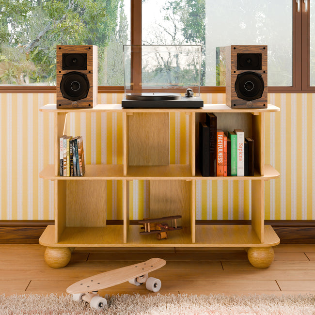 M31811HY,Babyletto Kids,Crosby Open Bookcase in Honey