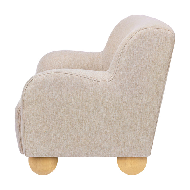 M31903PBEW,Babyletto Kids,Swoops Kids Chair in Performance Beach Eco-Weave