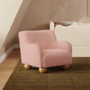 M31903PRSB,Babyletto Kids,Swoops Kids Chair in Performance Rose Boucle