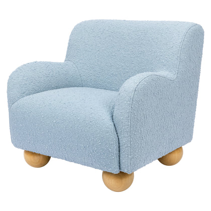 M31903PSB,Babyletto Kids,Swoops Kids Chair in Performance Sky Boucle