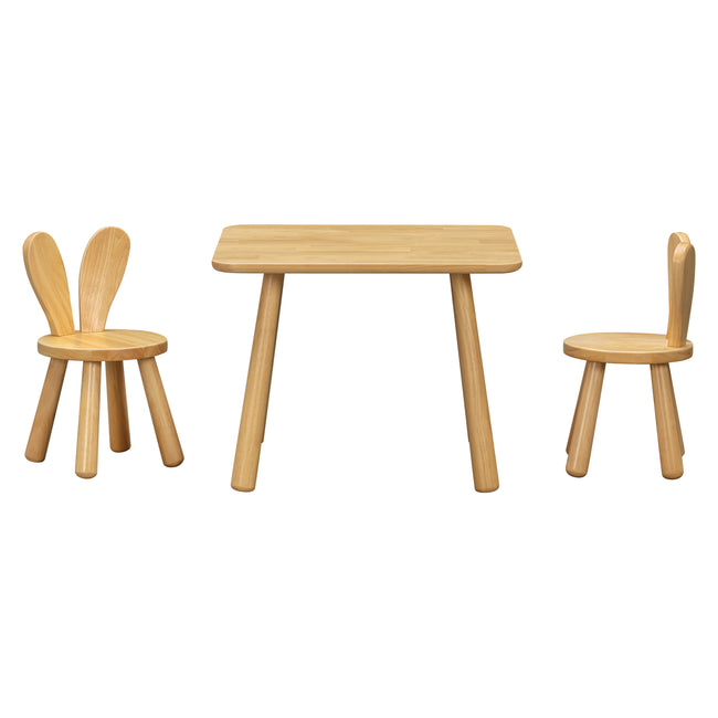 M32110LTW,Babyletto Kids,Hoppy Play Table & Chair Set in Light Wood