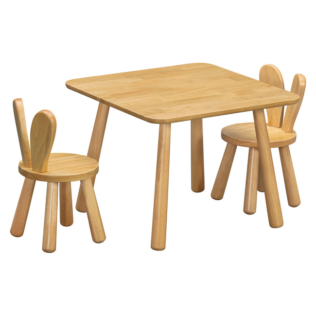 M32110LTW,Babyletto Kids,Hoppy Play Table & Chair Set in Light Wood