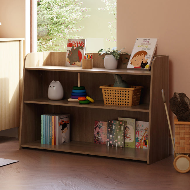 M32211NL,Babyletto Kids,Melo Montessori-Inspired Bookcase in Natural Walnut