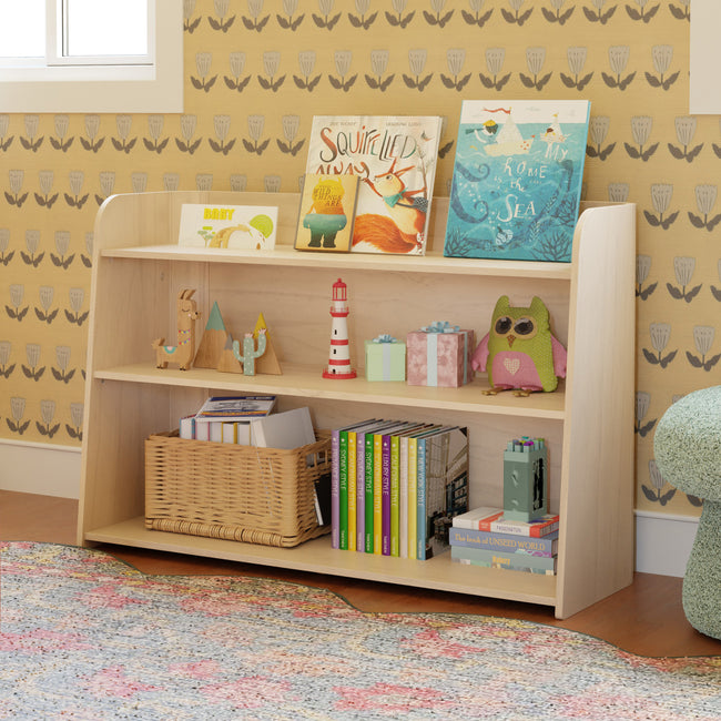 M32211NX,Babyletto Kids,Melo Montessori-Inspired Bookcase in Washed Natural