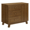 M32523NL,Babyletto,Hudson Modern 3-Drawer Dresser in Natural Walnut