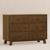 M32526NL,Babyletto,Hudson Modern 6-Drawer Assembled Double Dresser in Natural Walnut