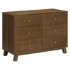 M32526NL,Babyletto,Hudson Modern 6-Drawer Assembled Double Dresser in Natural Walnut