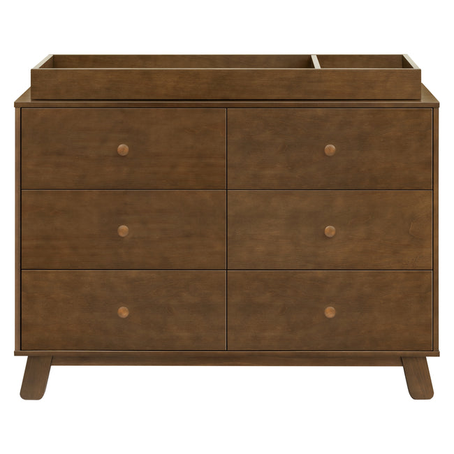 M32526NL,Babyletto,Hudson Modern 6-Drawer Assembled Double Dresser in Natural Walnut