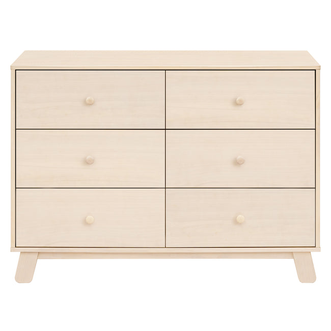 M32526NX,Babyletto,Hudson Modern 6-Drawer Assembled Double Dresser in Washed Natural