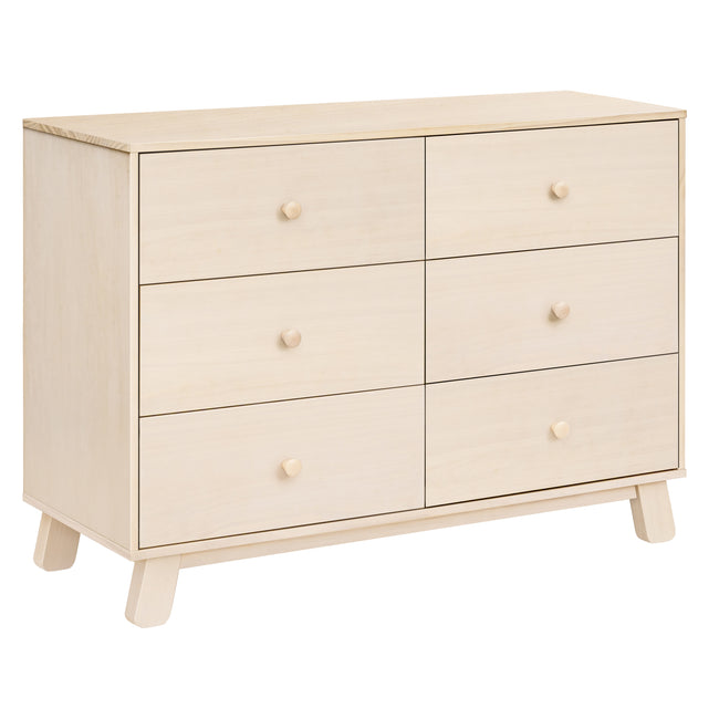 M32526NX,Babyletto,Hudson Modern 6-Drawer Assembled Double Dresser in Washed Natural