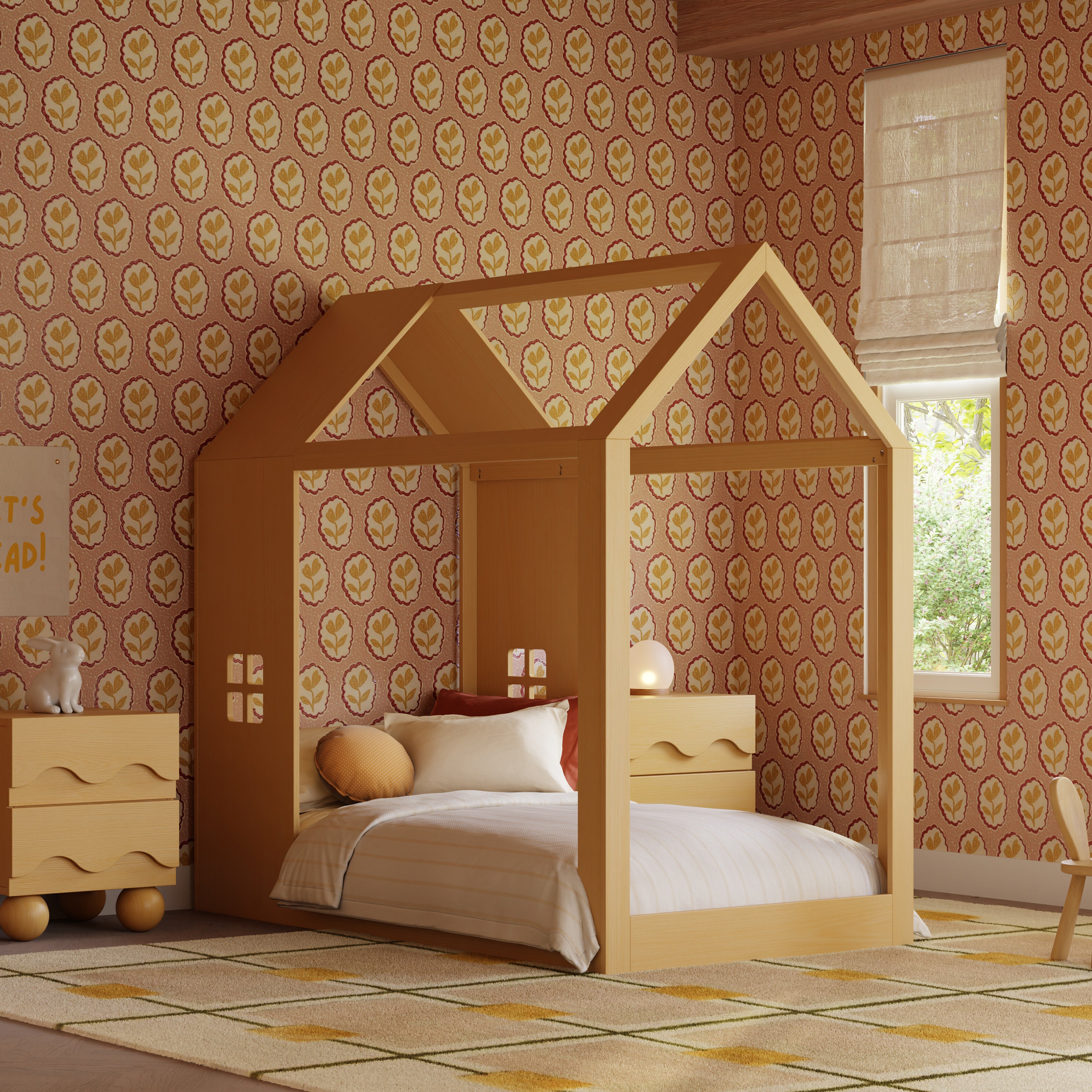 Babyletto Kids Uchi Montessori-Inspired House Twin Bed