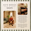 M333100BSC,Babyletto,Nate Berkus x Babyletto Fabric Accessory Bin in Perf Bronze Stripe Eco-Crossweave