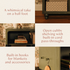 M33314AE,Babyletto,Nate Berkus x Babyletto Astre Assembled Bookcase in Archival Elm