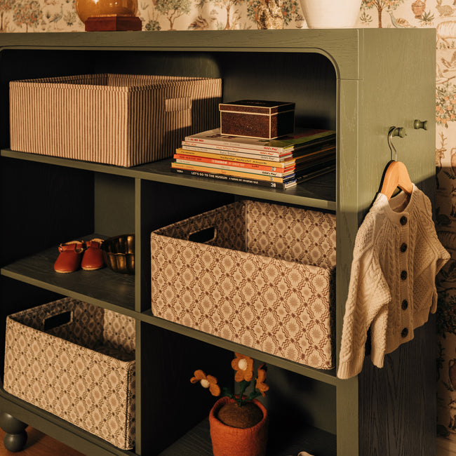 M33314AE,Babyletto,Nate Berkus x Babyletto Astre Assembled Bookcase in Archival Elm
